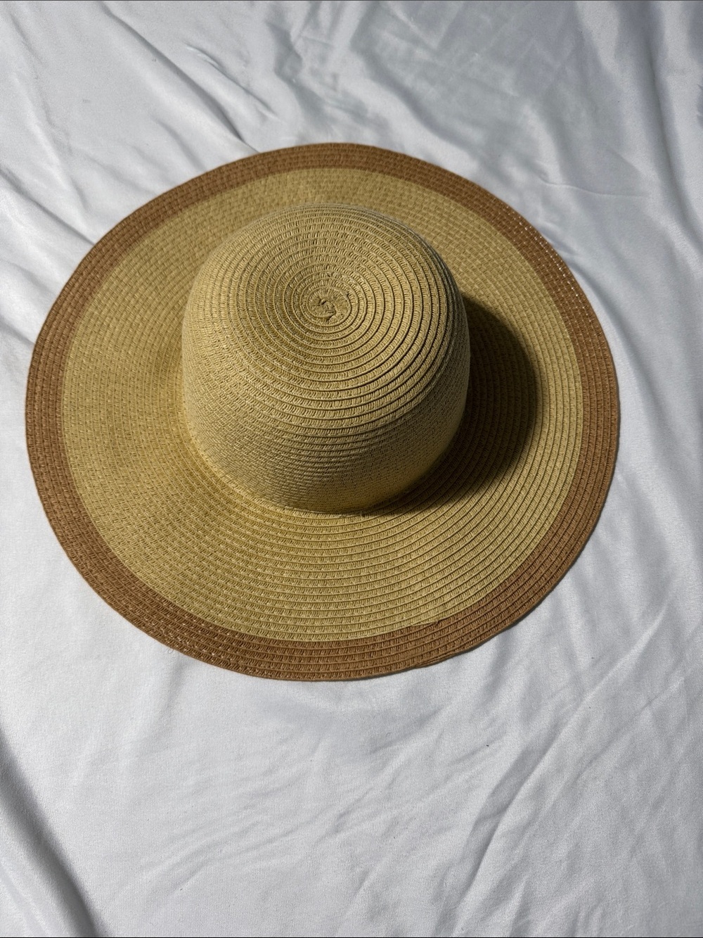 Panama Jack Paper Braid Wide Brim Sun Hat Neutral Beige Tan Coastal Resortwear